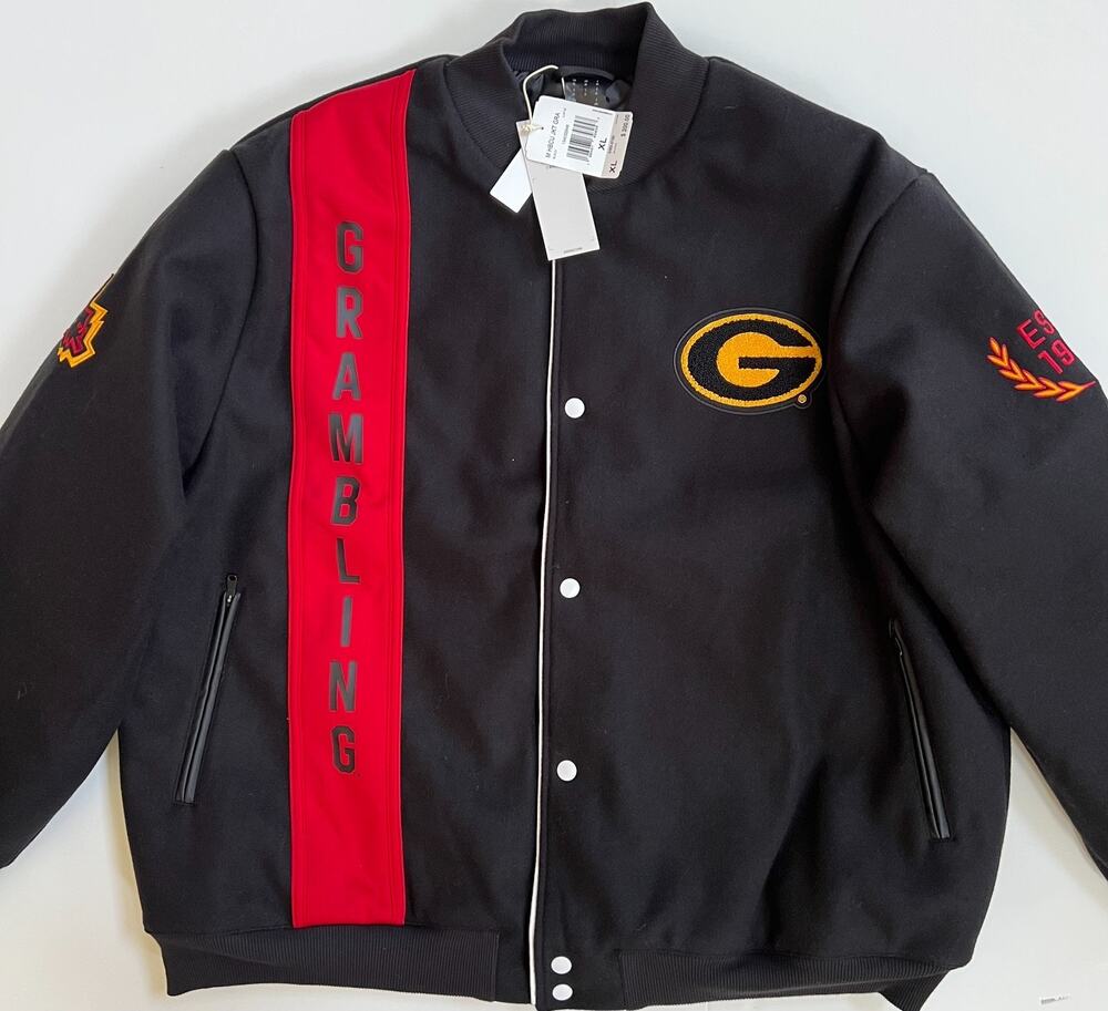 Adidas Grambling State University Tigers Letterman Jacket IU4742 Men's XL